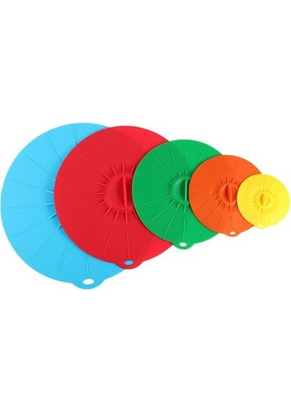 Pratik 5 Silikon Mikrodalga Kase Kapağı Set Pişirme Pot Pan Kapak Kapak Silikon Gıda Wrap Pişirme Araçları Mutfak Eşyası | Diğer Mutfak Özel Araçları (Yurt Dışından) fırsatları