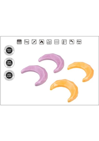 Silikon Kalıplar Ay Şekilli Tepsi Pasta Mousse Kek Dekorasyon Fırın Safeti Çikolata Kalıp Pişirme Araçları Pasta Aksesuarları | Kek Kalıpları (Yurt Dışından) modelleri