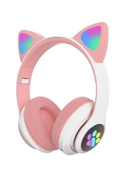 Kablosuz Sevimli Kedi Kulak Kulaklıkları Bluetooth Kulaklık LED Kulaklık Kulaklık Kulaklık Kulaklığı? (Yurt Dışından)