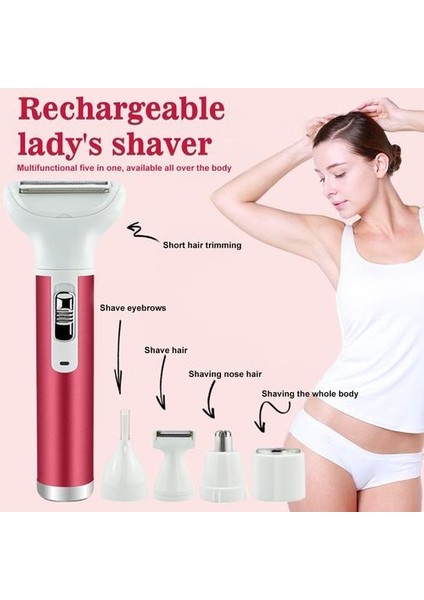 Elektrikli Tıraş Makinesi Kadınlar Depilatör Şarj Edilebilir Razor Epilasyon Düzeltici Epilatör Yüz, Bikini, Body, Astararm | Elektrik Tıraşları (Yurt Dışından) fiyatları
