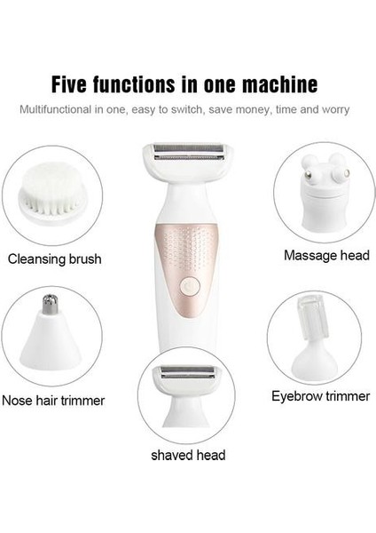Elektrikli Tıraş Makinesi Kadınlar Depilatör Şarj Edilebilir Razor Epilasyon Düzeltici Epilatör Yüz, Bikini, Body, Astararm | Elektrik Tıraşları (Yurt Dışından) modelleri