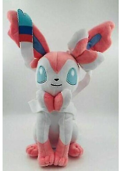 Peluş Sylveon Peri Eevee Yumuşak Oyuncak Dolması Hayvan Bebek Teddy 12 '' (Yurt Dışından)