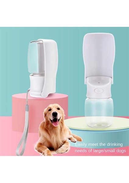 350MLPLASTIK Pet Seyahat Kupası, Dış Hava Seyahat Taşınabilir Sızdır Yalıp ve Evcil Hayvanlar Için Su Geçirmez Içme Suyu Için Çok Fonksiyonlu (Yurt Dışından)