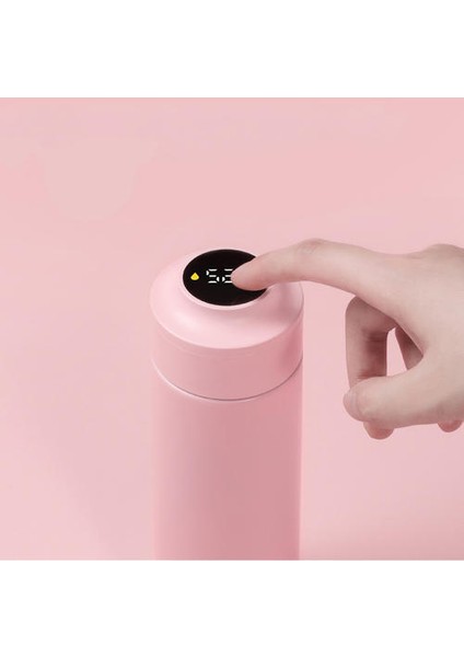 400ML Business Smart Thermos Cup, 316 Paslanmaz Çelik Kablosuz Şarj Kupası Taşınabilir Akıllı Kupa (Yurt Dışından)