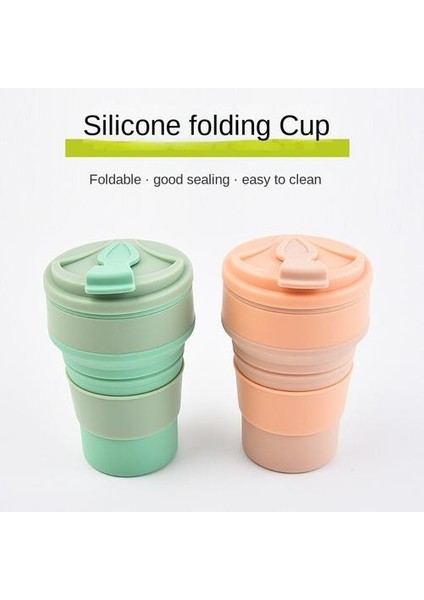 350ML Yaratıcı Taşınabilir Silikon Katlanır Kupa, Mini Teleskopik Kupa Açık Hava Spor Su Kupası, Yuvarlak Silikon Su Kupası (Yurt Dışından) modelleri