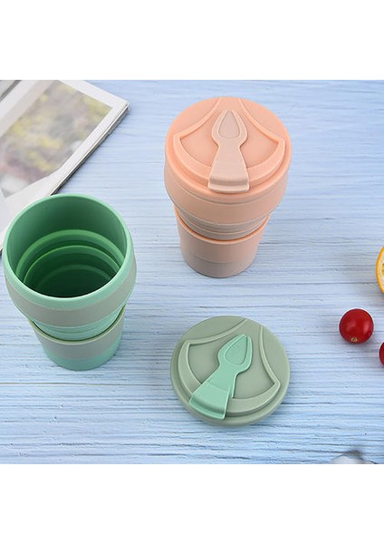 350ML Yaratıcı Taşınabilir Silikon Katlanır Kupa, Mini Teleskopik Kupa Açık Hava Spor Su Kupası, Yuvarlak Silikon Su Kupası (Yurt Dışından) fırsatları