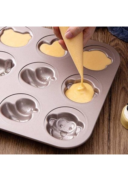 9 Karikatür Kek Kalıpları, Ev Muffin Donut Bardakları, Diy Pişirme Muffin Fırın Için Küçük Pişirme Tavası (Yurt Dışından)