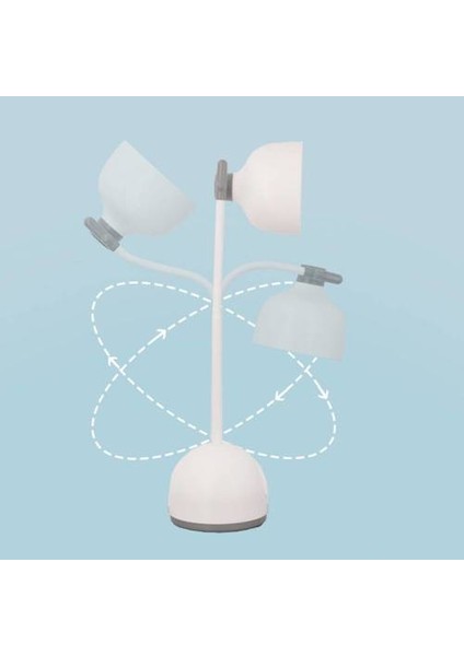 LED Göz Koruma Masa Lambası, Aydınlatma Çocuk Basit Masa Lambası, Öğrenci Öğrenimi Yaratıcı Karikatür Masa Lambası, USB Şarj Gece Işığı (Yurt Dışından)
