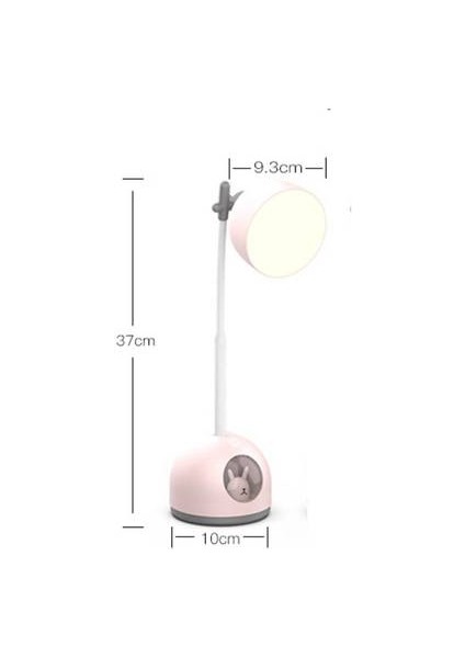 LED Göz Koruma Masa Lambası, Aydınlatma Çocuk Basit Masa Lambası, Öğrenci Öğrenimi Yaratıcı Karikatür Masa Lambası, USB Şarj Gece Işığı (Yurt Dışından)