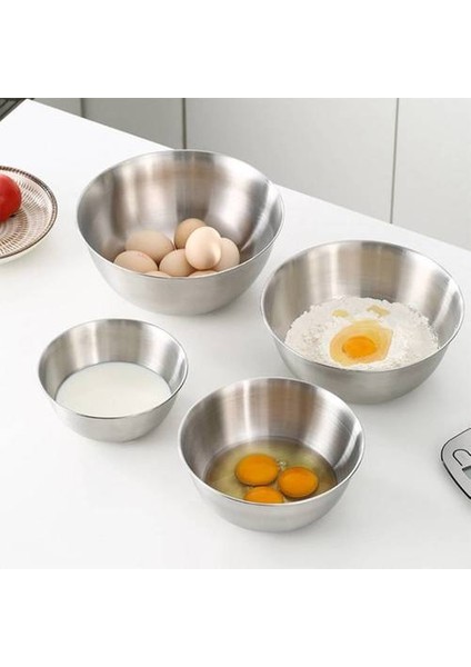 Gıda Sınıfı 304 Paslanmaz Çelik Yumurta Çırpıcı, Pişiş Tenceresi Salata Kasesi Japon Sofra Takımı (Yurt Dışından)