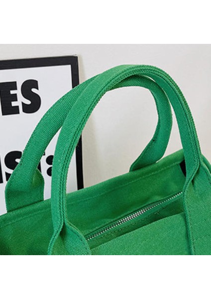 Düz Renkli Harfler Büyük Kapasiteli Crossbody Tuval Çantası, Basit Bayanlar Taşınabilir Banliyö Çanta (Yurt Dışından) modelleri