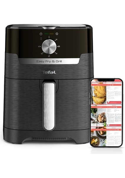 Easy Fry & Grill Classic Yağsız Fritöz Airfryer 4,2 Litre Kapasite Hava ile Kızartma & Izgara