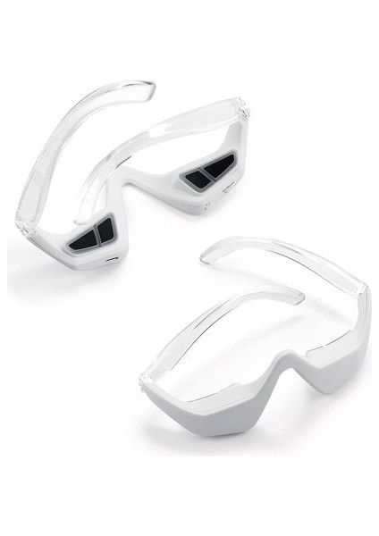 Ems Mikro Akım Kırmızı Işık Terapi Göz Masaj Maskesi (Beyaz) (Yurt Dışından)