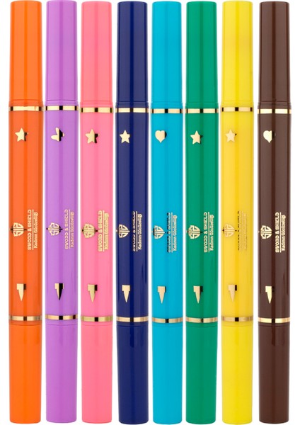8 Renkli Çift Taraflı Neon Pen Eyeliner Seti fiyatları