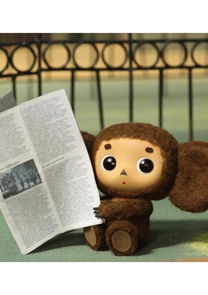 Sevimli Cheburashka Peluş Oyuncak- Koca Gözlü Rus Anime Cheburashka Bebek - 30 cm indirimleri