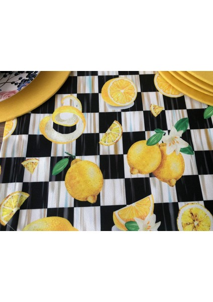 Sofra Sunum Seti Limon Desenli