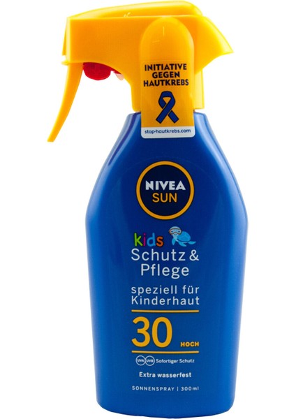 Sun Kids Schutz ve Pflege ( Ekstra Suya Dayanıklı SPF30) Çocuk Koruma  Güneş Spreyi 300 ml