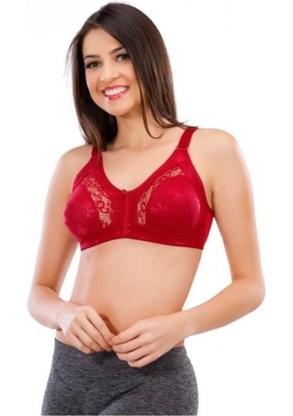 543 Battal Dantelli Sütyen Mor - 100