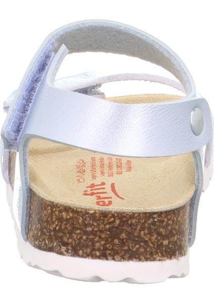 1-000123-8010 Açık Mavi Kız Çocuk Düz Sandalet fırsatları