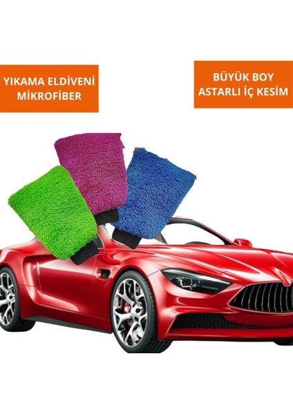 Oto Yıkama Mikrofiber Eldiven