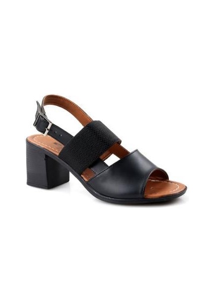 Frzn 02569 6 cm Kadın Topuklu Sandalet