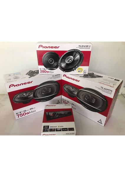 Tam Set Üst Seri 750W Oval Hoparlör 16CM Üst Seri Hoparlör Pıoneer Bt Oto Teyp