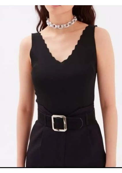 Kadın Siyah Crop