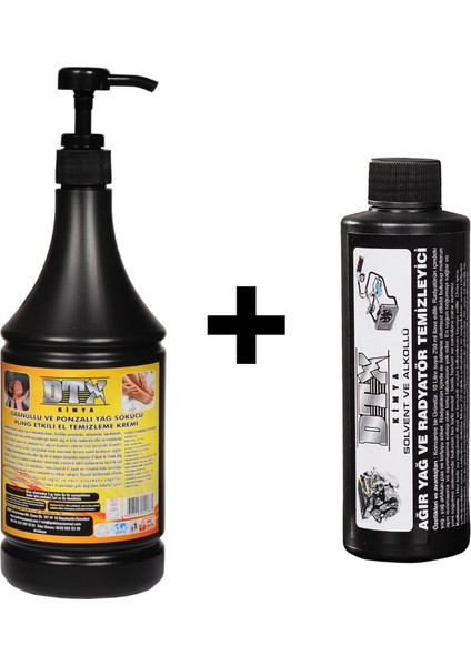 Kumlu El Temizleme Kremi ( Sabunu) 1 kg & Alkollü Intercooler Temizleme Sıvısı 500 ml