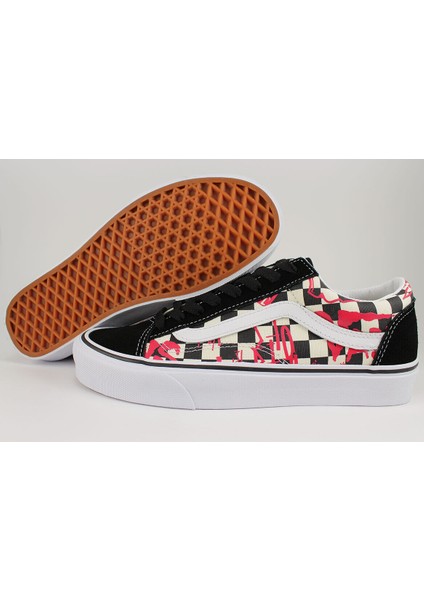 Style 36 Vans Crew Dama Tahtası Siyah/beyaz/kırmızı D