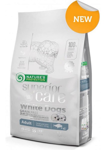 Superior Care White Dogs Tahılsız Alabalıklı Yetişkin Beyaz Köpek Maması 10 kg