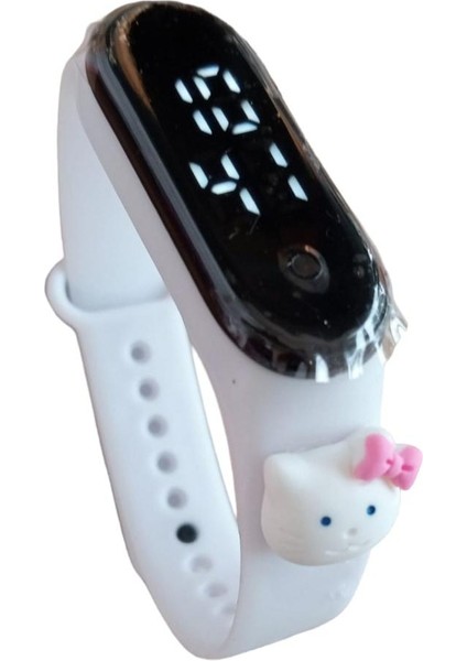Hello Kitty Figürlü LED Dokunmatik Ekranlı Su Geçirmez Dijital Çocuk ve Genç Kol Saati (Akıllı Değiller) fiyatları