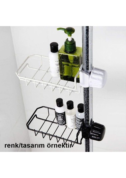 Patrisha Musluk Organizeri Mutfak Banyo Duş Beyaz modelleri