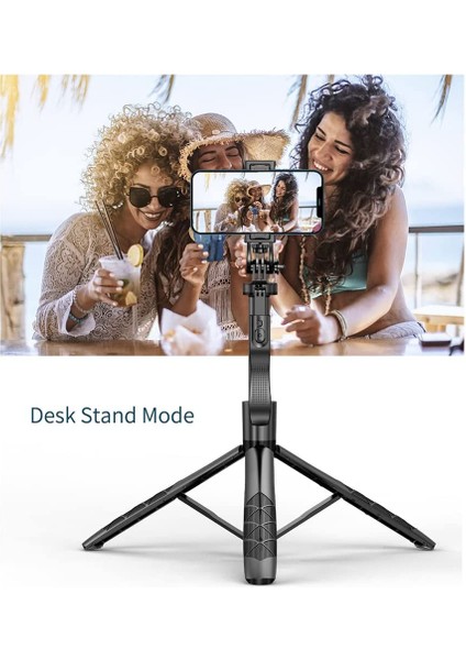 Hp-T11 Çok Amaçlı Tripod Selfie Kumandalı 153 cm Anroid Ios Go Pro Uyumlu