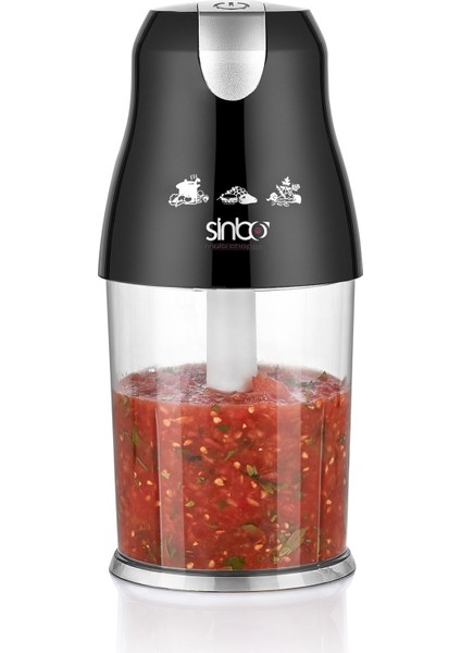 SHB-3106 4 Bıçaklı Doğrayıcı Rondo Turbo Pow - Hızlı ve Etkili Işlem, Çok Amaçlı Mutfak Yardımcısı