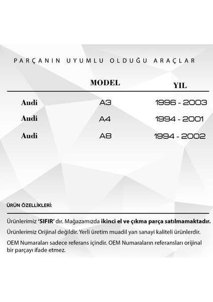 Skoda Superb 2002-2008 Için Çamurluk Sinyali Lambası