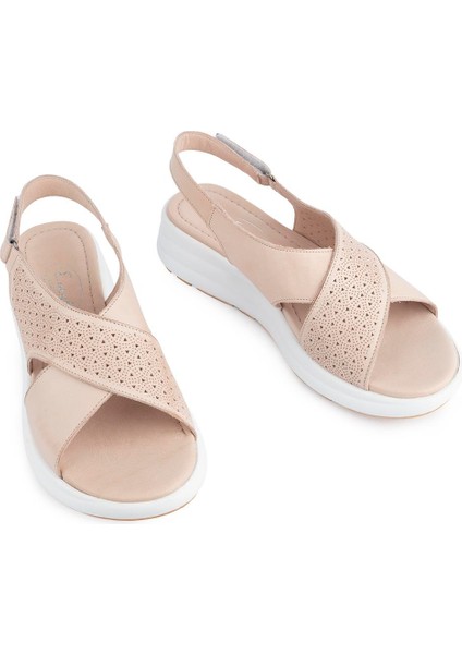 0009 Modern Rahat Düz Taban Deri Sandalet Cameo fiyatları