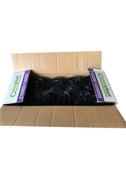 240 Litre Siyah Hantal Konteyner Çöp Torbası 100 x 150 cm 600 gr 10 Adetlik 20 Rulo modelleri