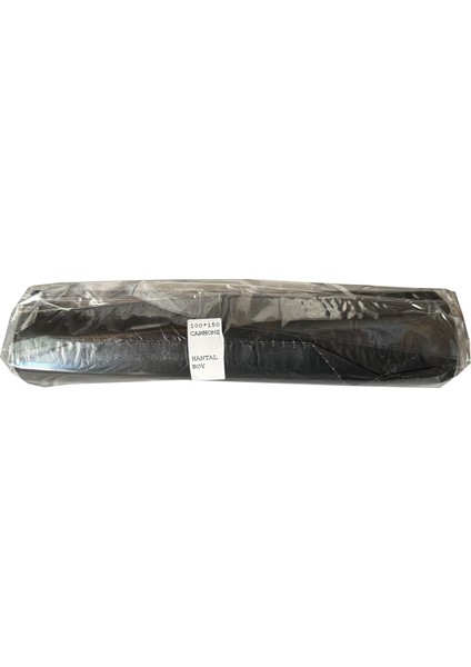 240 Litre Siyah Hantal Konteyner Çöp Torbası 100 x 150 cm 600 gr 10 Adetlik 5 Rulo