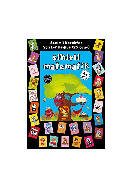 Stickerlı 4+ Yaş Sihirli Matematik - Afife Çoruk