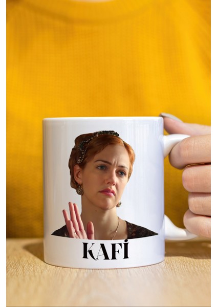 Beyaz Kupa Muhteşem Yüzyıl Hürrem Sultan Kafi