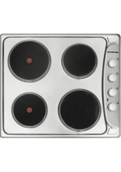 AS5005 60 cm Inox Elektrikli Ankastre Ocak