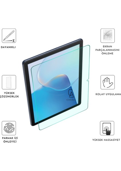 Huawei Matepad Se 10.4 Inç Uyumlu Uyku Modlu Smart Tablet Kılıfı Ekran Koruyucu ve Kalem Seti