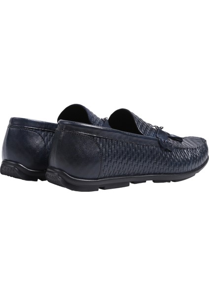 Deri Lacivert Erkek Günlük Ayakkabı Durante New modelleri