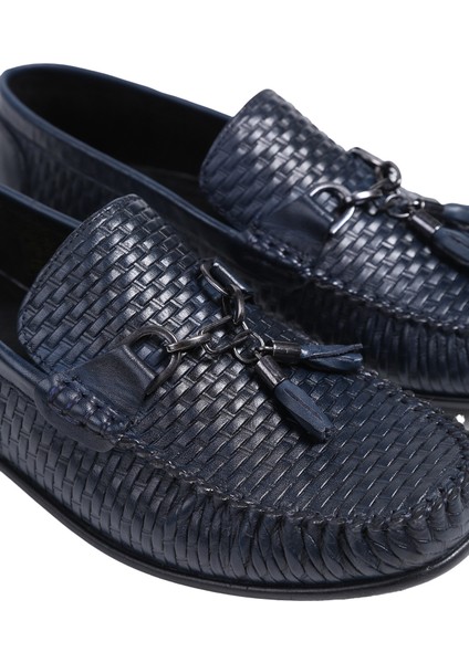 Deri Lacivert Erkek Günlük Ayakkabı Durante New indirimleri