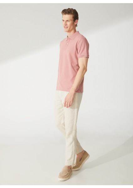 Gül Kurusu Erkek Polo T-Shirt 4A9000000001