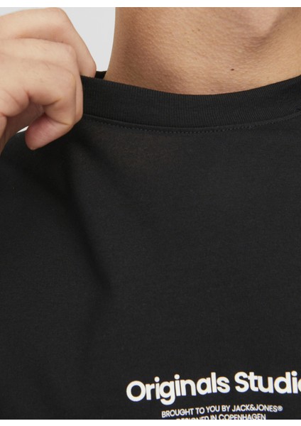 Jorvesterbro Erkek Siyah T-Shirt 12240121-Black modelleri