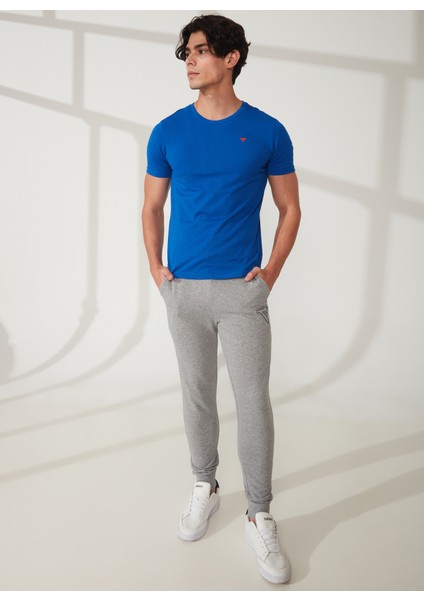 Bisiklet Yaka Mavi Erkek T-Shirt FM23S07TGBLUETTE fiyatları