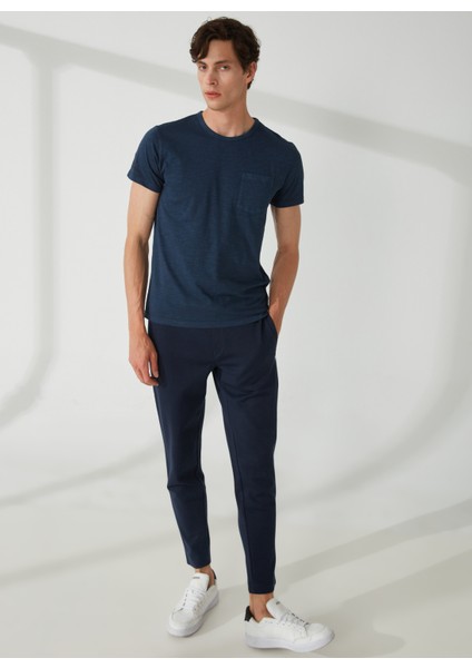 Bisiklet Yaka Mavi Erkek T-Shirt FM23S11TGBLUE modelleri