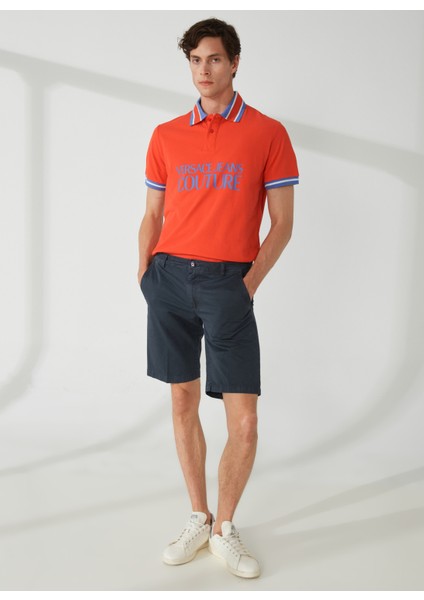 Normal Bel Slim Fit Mavi Erkek Bermuda Şort Fmsohoblue