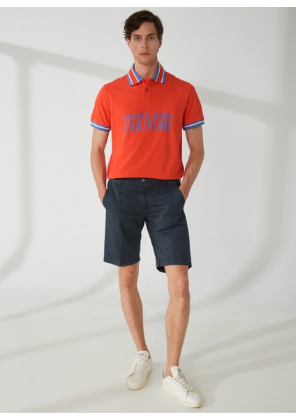 Normal Bel Slim Fit Mavi Erkek Bermuda Şort Fmsohoblue